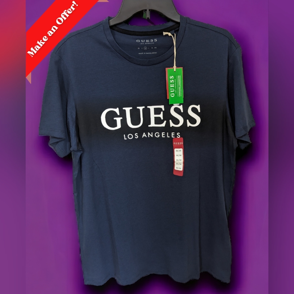 GUESS Mens T-Shirt! Brand New w/ Tags! Size: M. Open to reasonable offers